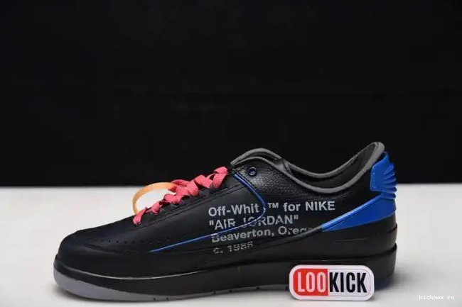 Cheap 2 Low Retro DJ4375-004 Blue Jordan Black Off-White SP 0530